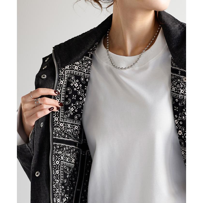 アウター デニムジャケット レディース デニムシャツ デニム トップス ジャケット ブルゾン アウター OUTER2410 | HUG.U | 05