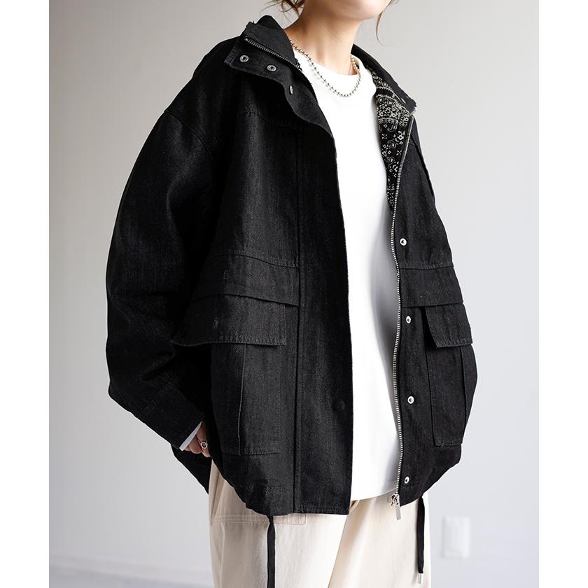 アウター デニムジャケット レディース デニムシャツ デニム トップス ジャケット ブルゾン アウター OUTER2410 | HUG.U | 06