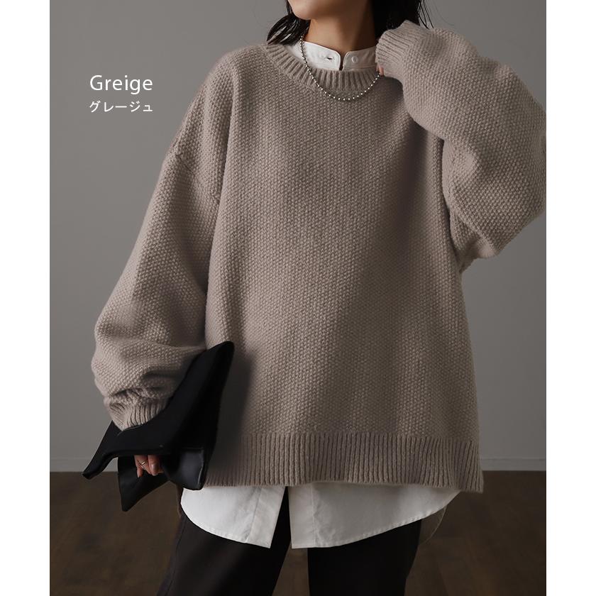 HUG.U ニット プルオーバー レディース セーター トップス 長袖