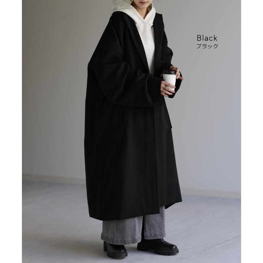 SALE コーディガン コート ロングコート チェスター チェスターコート レディース オーバー ロング アウター | HUG.U | 13