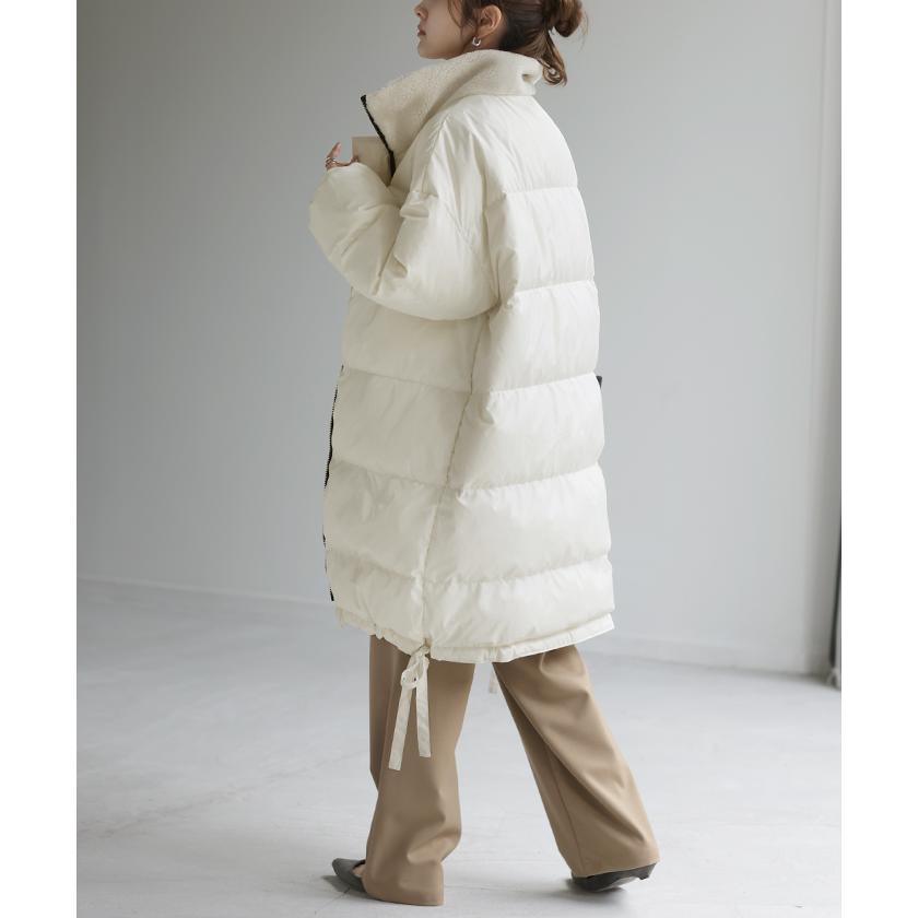 HUG.U（ハグユー） アウター リバーシブル 中綿 コート 暖か ダウン