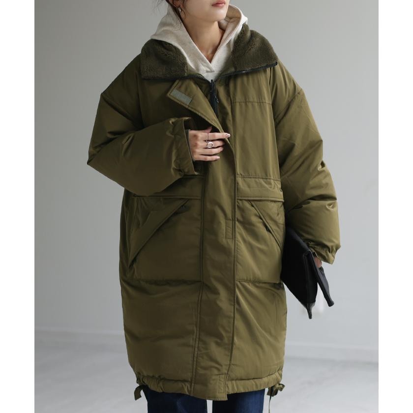 HUG.U（ハグユー） アウター リバーシブル 中綿 コート 暖か ダウン