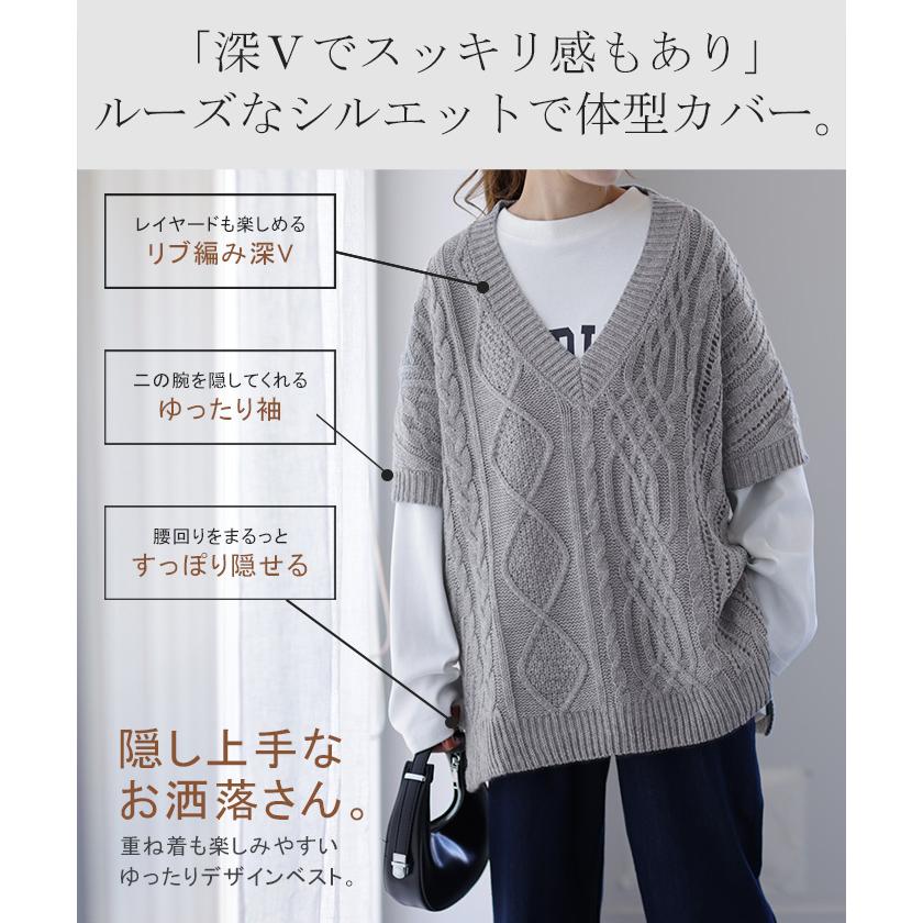 【新品未使用】 crewre ケープレイヤードVネックベスト crewre online shop / ケープレイヤードVネックベスト