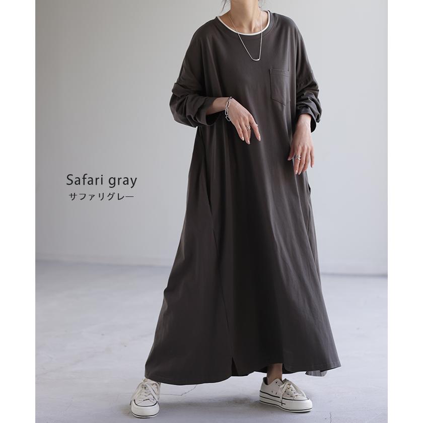 HUG.U SALE ワンピース レイヤード レディース カットソー 長袖