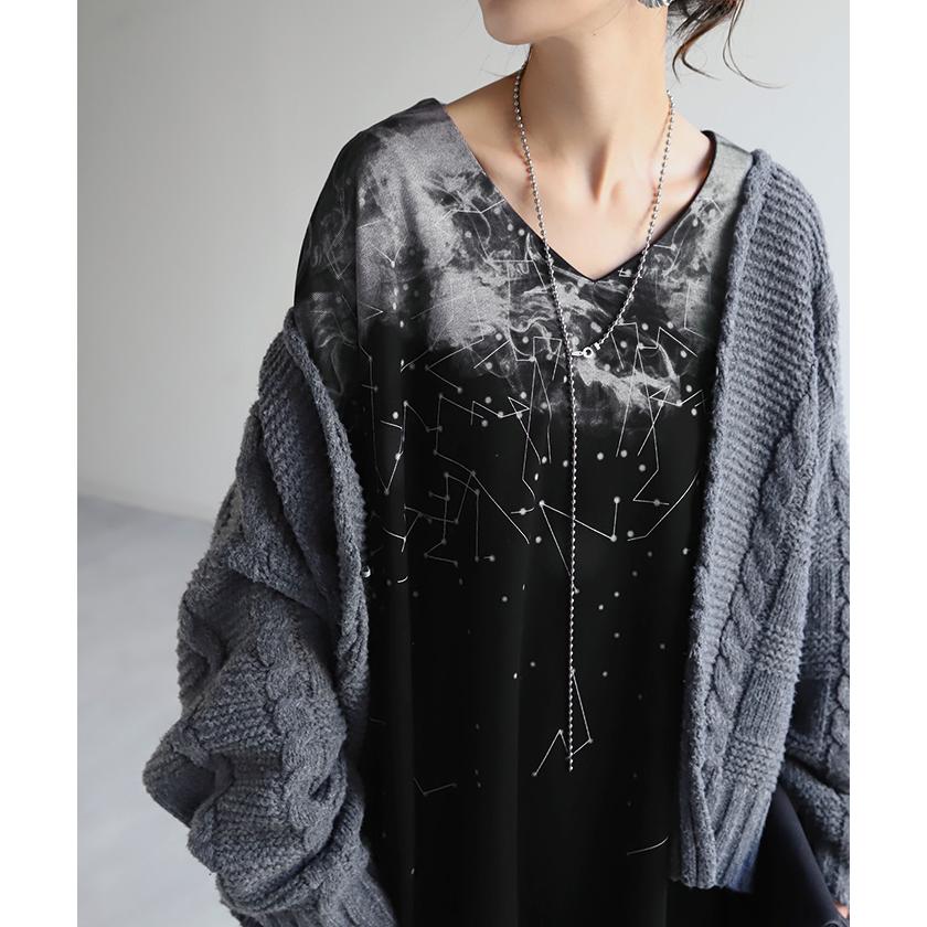 ワンピース 体型カバー レディース コクーン スウェットワンピ スウェットワンピース ロング ロングワンピ | HUG.U | 18