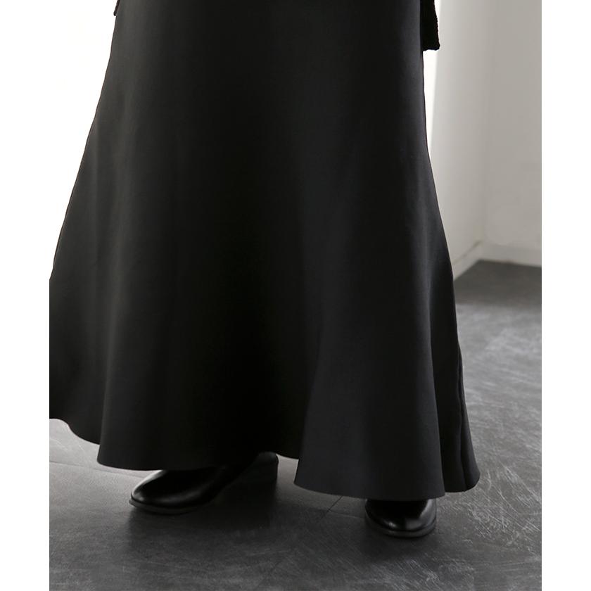 スカート ニット ロングスカート レディース Aライン ニットスカート ハイゲージ ボトムス フレアスカート | HUG.U | 22