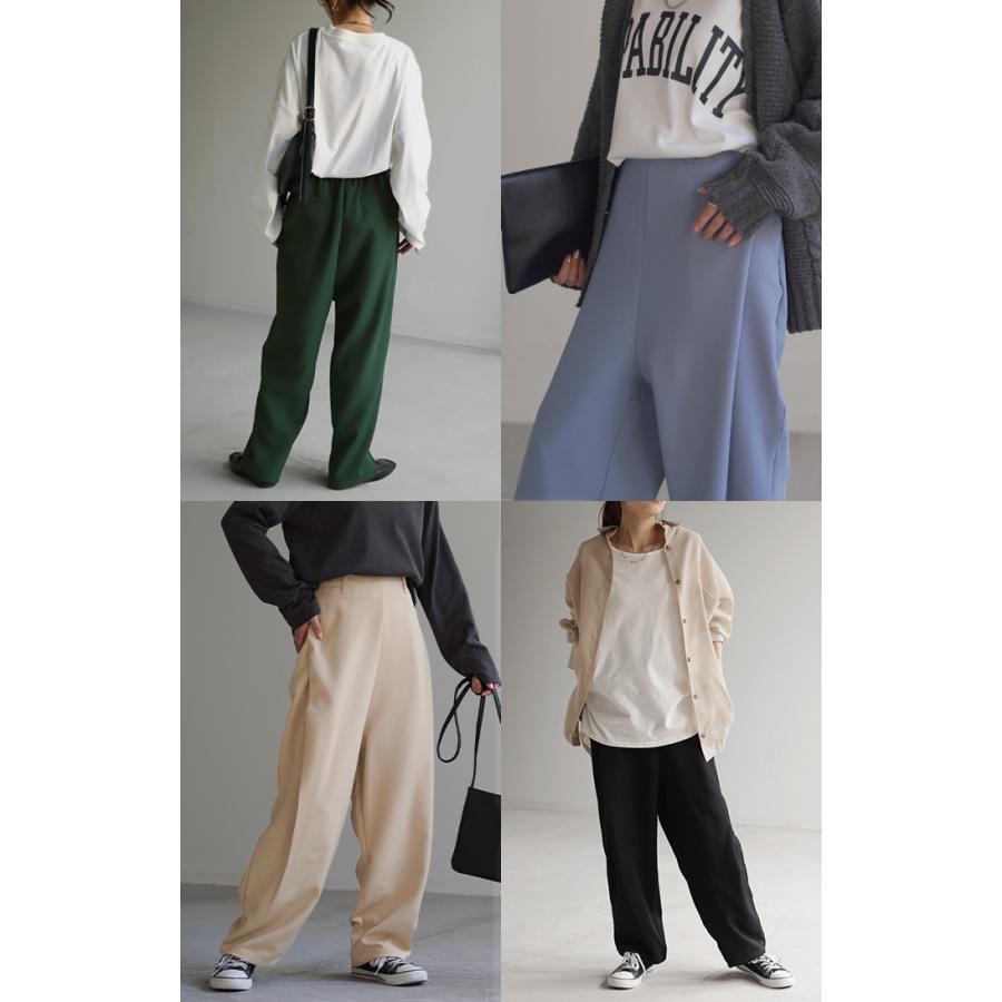yonfa タックワイドパンツ　gray YONFA タックワイドパンツ (gray)