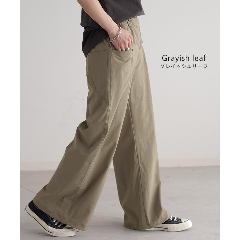 パンツ カーゴパンツ ワイドパンツ レディース ボトムス カーゴ ワイド ゴム ロング ジョガーパンツ | HUG.U | 12