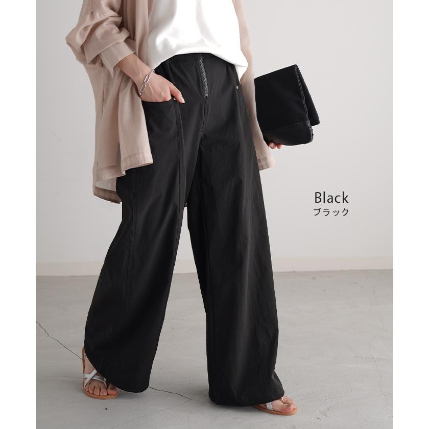 パンツ カーゴパンツ ワイドパンツ レディース ボトムス カーゴ ワイド ゴム ロング ジョガーパンツ | HUG.U | 16