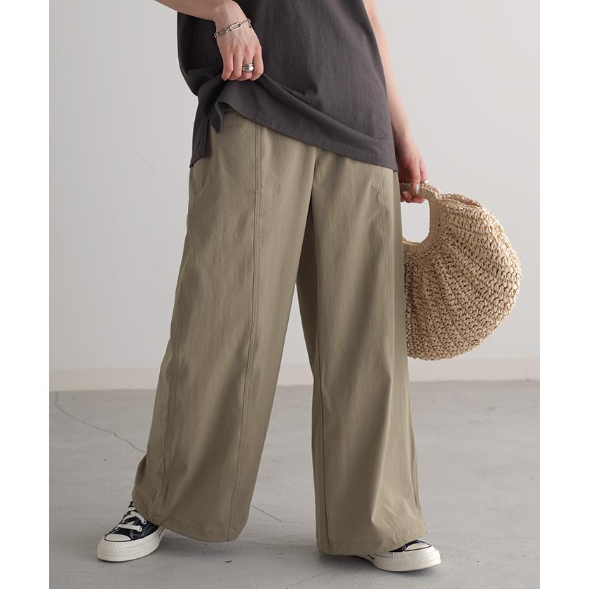 パンツ カーゴパンツ ワイドパンツ レディース ボトムス カーゴ ワイド ゴム ロング ジョガーパンツ | HUG.U | 19