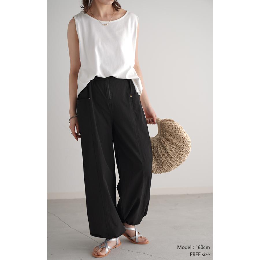 パンツ カーゴパンツ ワイドパンツ レディース ボトムス カーゴ ワイド ゴム ロング ジョガーパンツ | HUG.U | 21