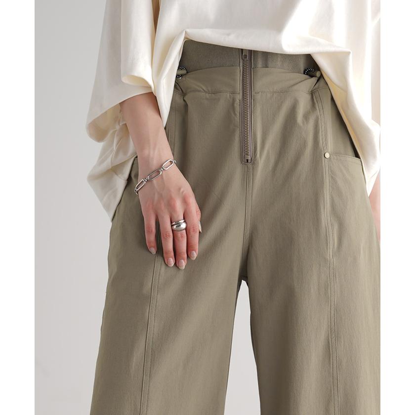 パンツ カーゴパンツ ワイドパンツ レディース ボトムス カーゴ ワイド ゴム ロング ジョガーパンツ | HUG.U | 05