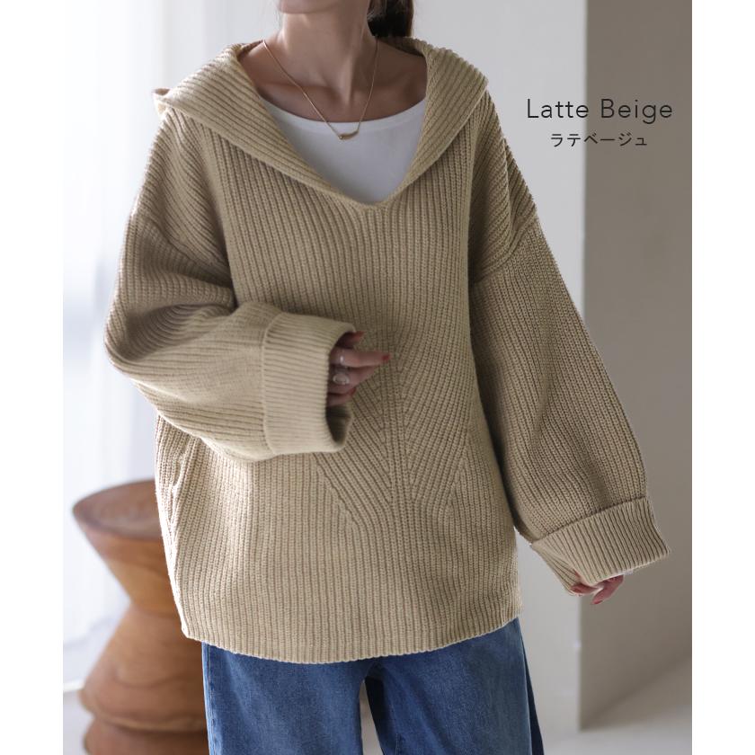 HUG.U ニットパーカー フーディー レディース セーター パーカー