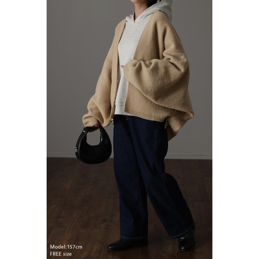 カーディガン チクチクしない ニット ドルマン ドルマンスリーブ レディース セーター トップス 長袖 羽織 | HUG.U | 10