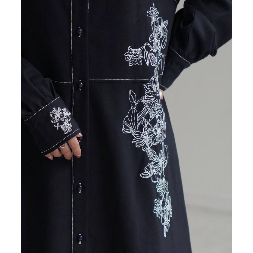 HUG.U（ハグユー） ワンピース ワンピ シャツ お洒落 刺繍 シャツ