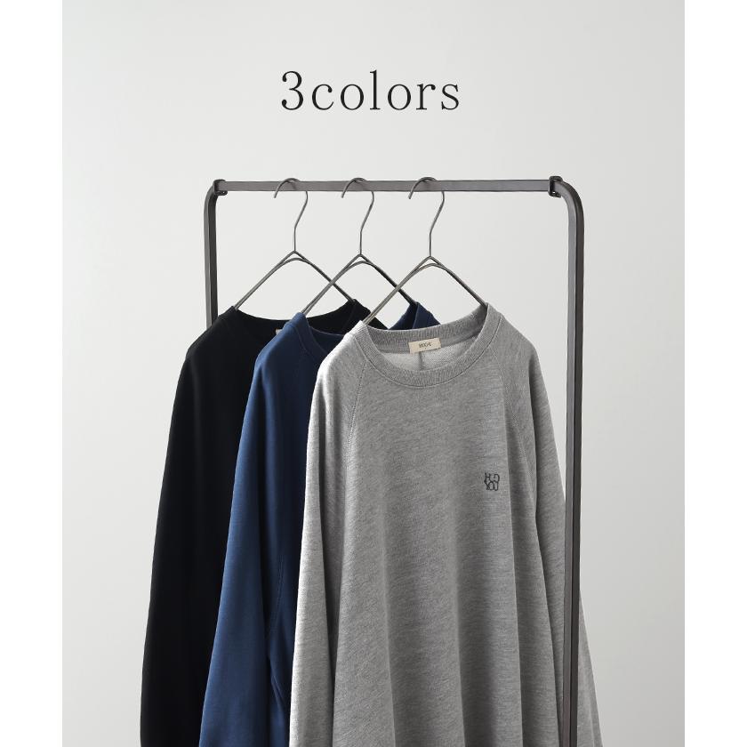 ワンピース 刺繍 ロングワンピース レディース ロゴスウェット ロング ロングワンピ マキシ 長袖 スウェット タイムセールSW2 | HUG.U | 13