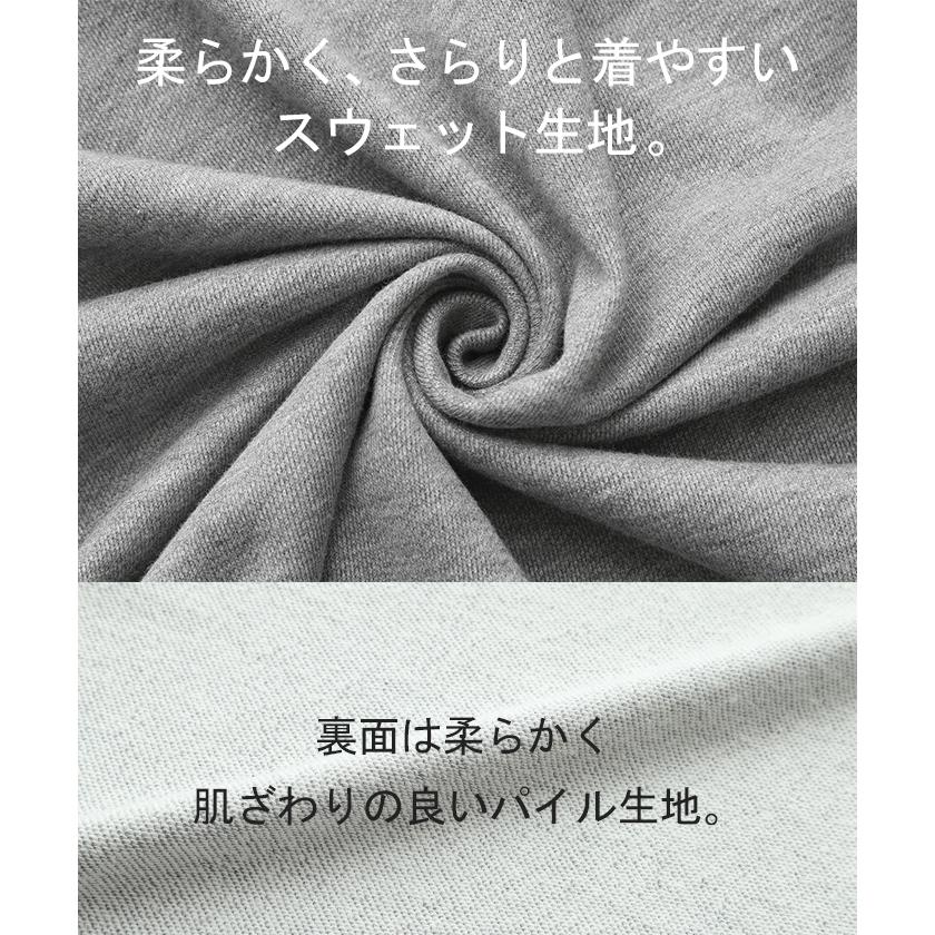 ワンピース 刺繍 ロングワンピース レディース ロゴスウェット ロング ロングワンピ マキシ 長袖 スウェット タイムセールSW2 | HUG.U | 18