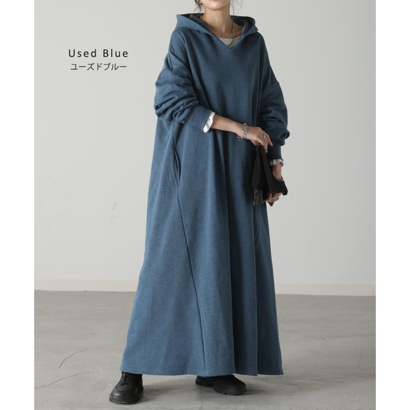 HUG.U ワンピース ワンピ 体型カバー パーカーワンピース A HUG.U ワンピース ワンピ 体型カバー パーカーワンピース A