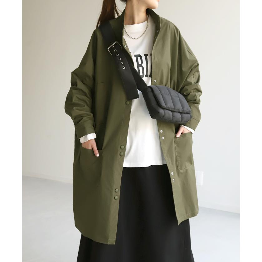 アウター レディース 撥水 ミリタリーコート ミリタリー ライトアウター アウトドア キャンプ ブルゾン ジャケット OUTER2410 | HUG.U | 06