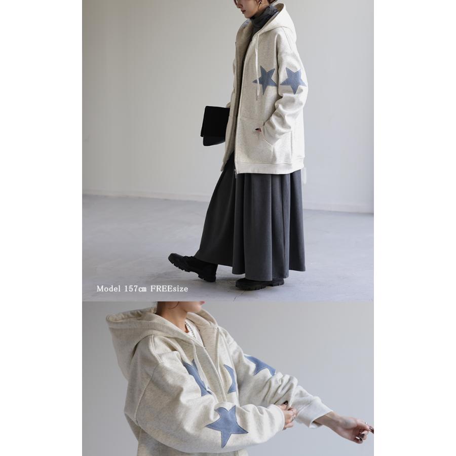 パーカー 体型カバー アウター ドルマンパーカー レディース トップス トレーナー スウェット スエット | HUG.U | 20