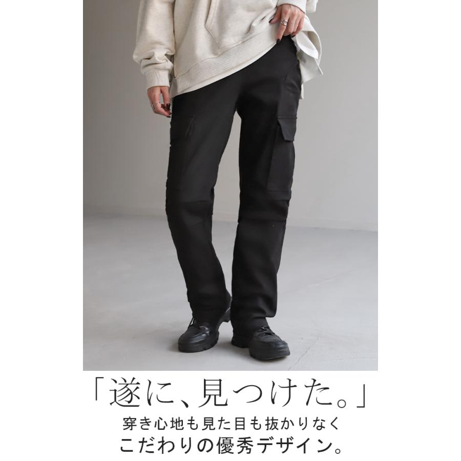 カーゴパンツ レディース ズボン ボトムス チノ チノパン ジップ ポケット ミリタリーパンツ スキニー | HUG.U | 04