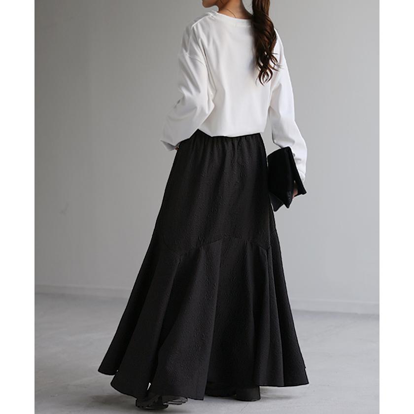 HUG.U スカート Aライン ロングスカート レディース マキシ