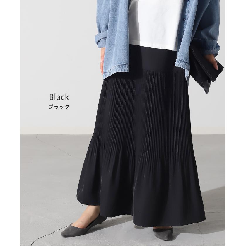 HUG.U スカート プリーツ シワになりにくい レディース ボトムス