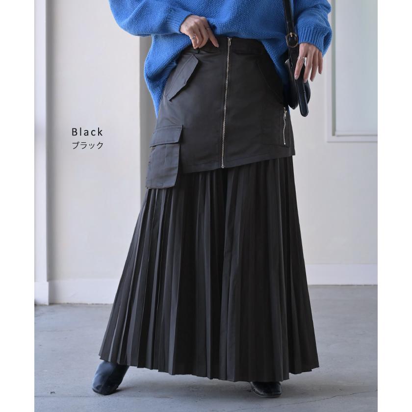 HUG.U（ハグユー） スカート 2点セット プリーツ プリーツスカート