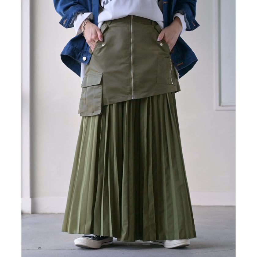 HUG.U（ハグユー） スカート 2点セット プリーツ プリーツスカート