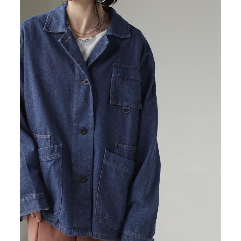 HUG.U（ハグユー） Gジャン オーバーサイズ カバーオール アウター