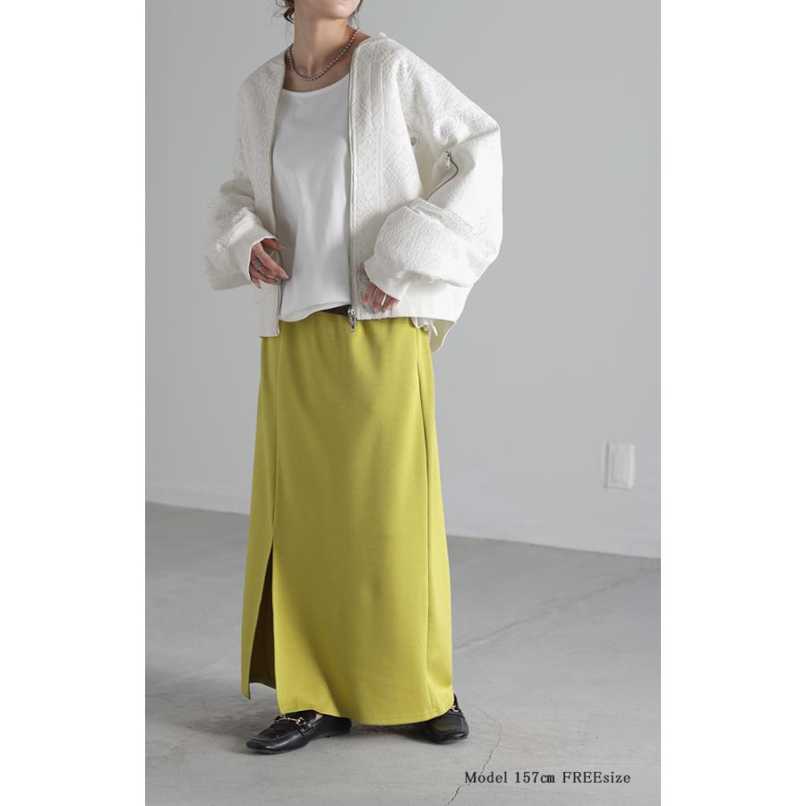 ブルゾン レース 甘辛MIX レディース アウター ジャンパー MA-1 ライトアウター 羽織 ドルマン 体型カバー | HUG.U | 09