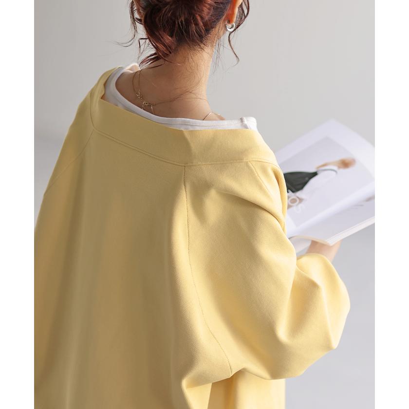 カーディガン スポンジ ニット 縦長 ロングカーディガン ロングカーデ レディース セーター トップス ライトアウター | HUG.U | 22