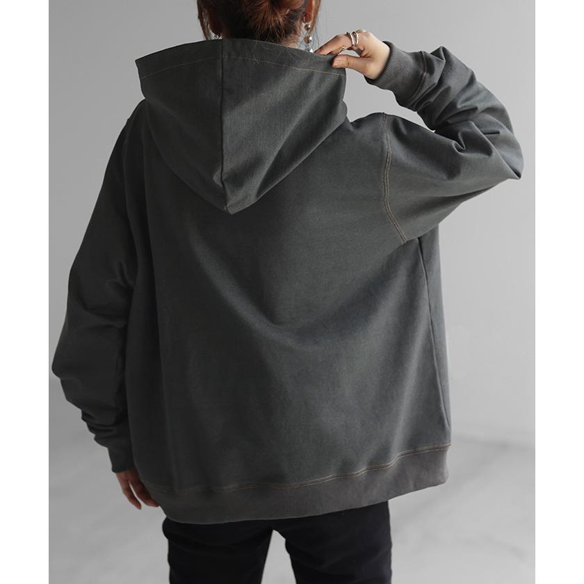 パーカー デニム 風 ライン ツイード 別売り セットアップ 可 レディース トップス アウター デザイン カットソー | HUG.U | 22