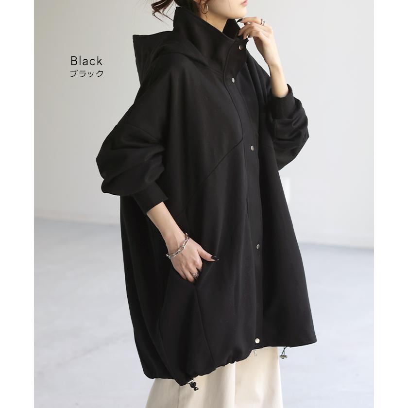 パーカー 超ゆったり 変形 スウェット 体型カバー レディース アウター ライトアウター トップス 変形パーカー タイムセールSW2 | HUG.U | 14