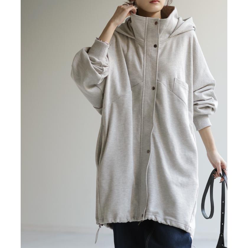 パーカー 超ゆったり 変形 スウェット 体型カバー レディース アウター ライトアウター トップス 変形パーカー タイムセールSW2 | HUG.U | 19