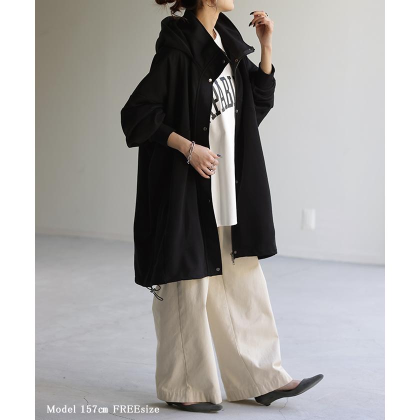 パーカー 超ゆったり 変形 スウェット 体型カバー レディース アウター ライトアウター トップス 変形パーカー タイムセールSW2 | HUG.U | 06