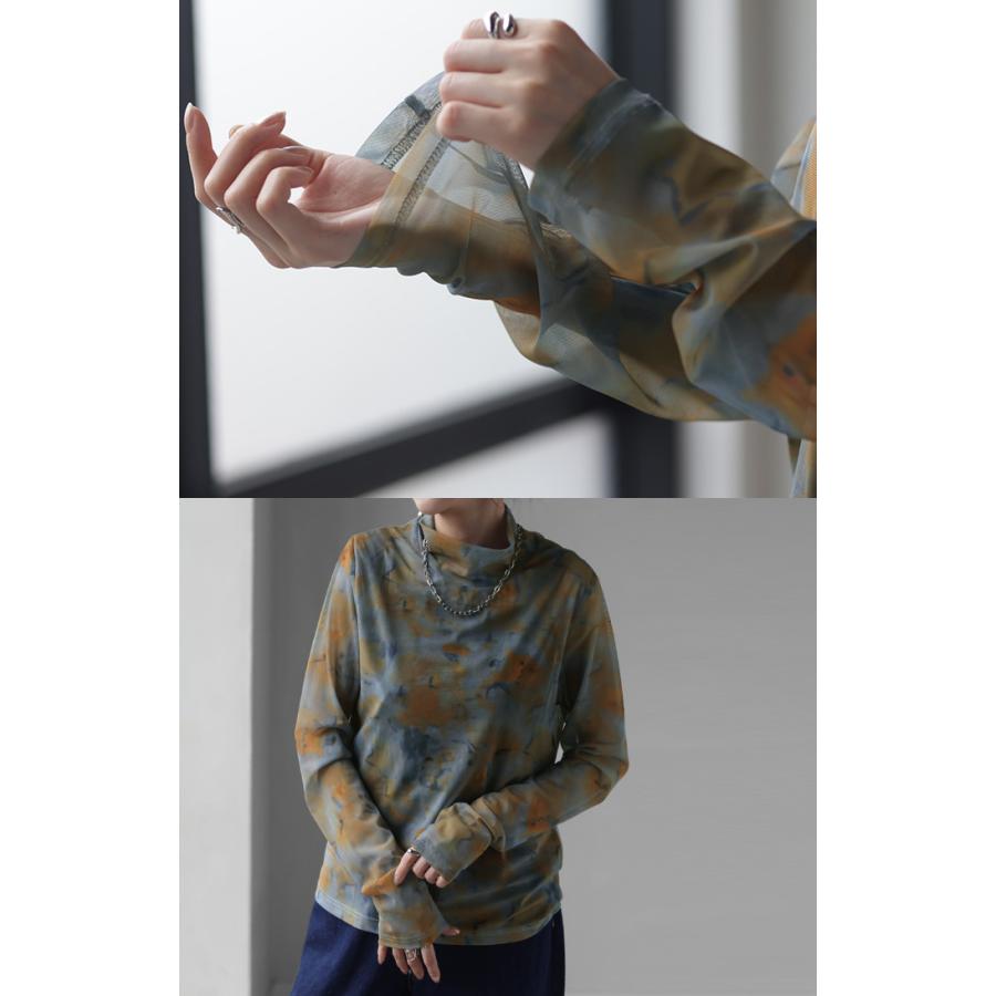 シースルーインナー レディース トップス シアー シアートップス シースルー レイヤード ハイネック インナー | HUG.U | 13
