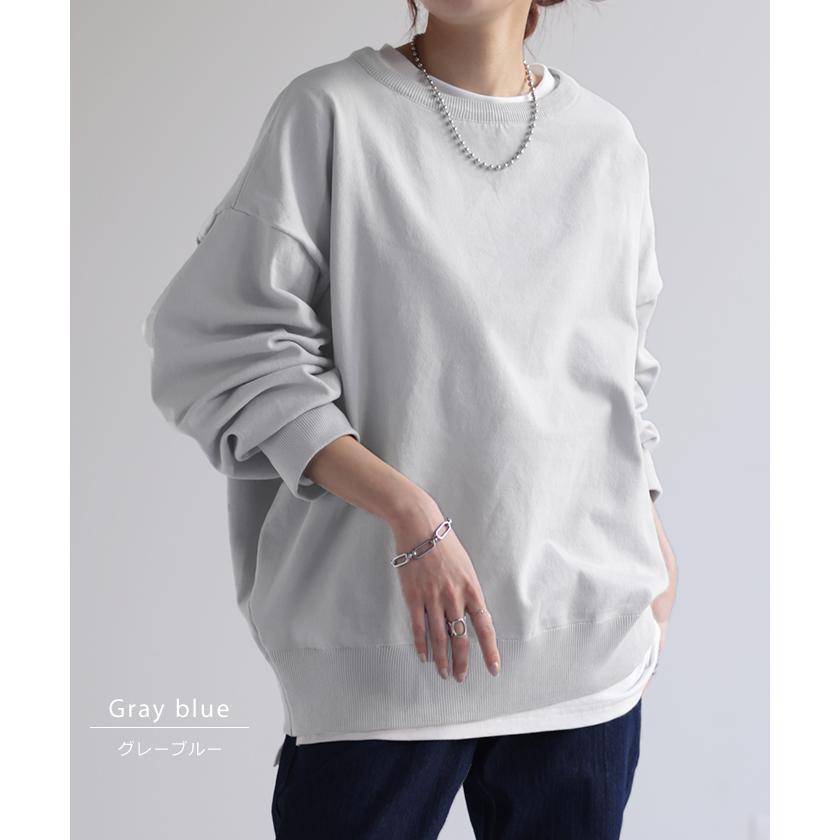 ニット 軽量 スポンジニット レディース プルオーバー セーター トレーナー トップス 軽い スポンジ 長袖 | HUG.U | 24