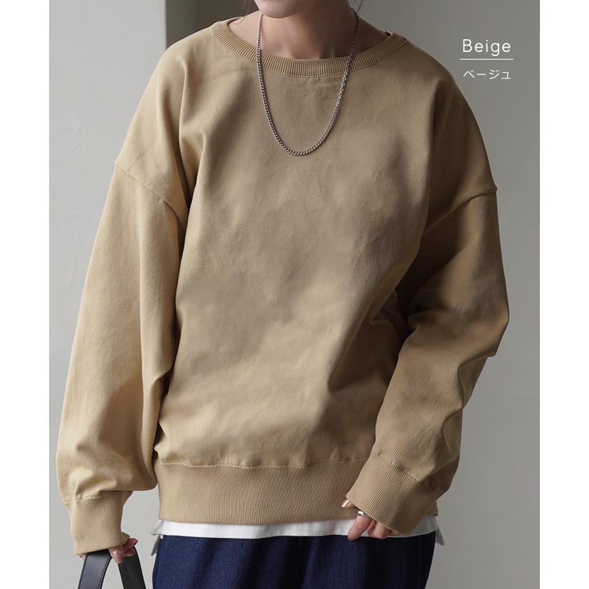 ニット 軽量 スポンジニット レディース プルオーバー セーター トレーナー トップス 軽い スポンジ 長袖 | HUG.U | 26