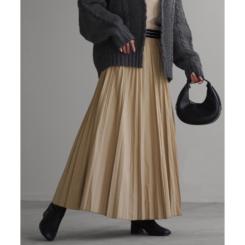 【セオリーリュクス】未使用 プリーツ スカート ロング マキシ丈 ブルー 水色 セオリーリュクス】未使用 プリーツ スカート ロング マキシ丈