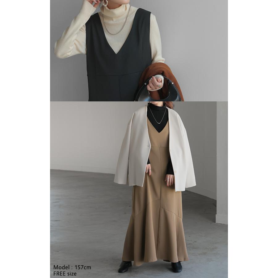 ワンピース マーメイド Aライン ロングワンピース ノースリーブ レディース ロング ロングワンピ マキシ | HUG.U | 17