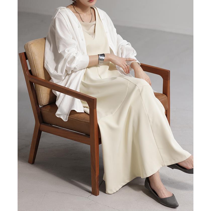 ワンピース マーメイド Aライン ロングワンピース ノースリーブ レディース ロング ロングワンピ マキシ | HUG.U | 17