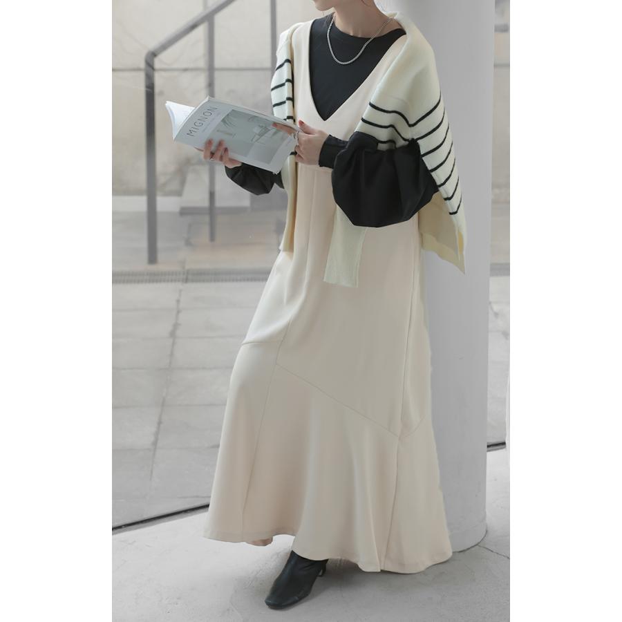 ワンピース マーメイド Aライン ロングワンピース ノースリーブ レディース ロング ロングワンピ マキシ | HUG.U | 18