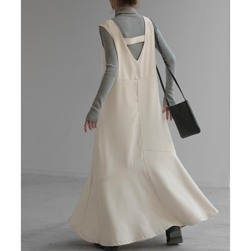 ワンピース マーメイド Aライン ロングワンピース ノースリーブ レディース ロング ロングワンピ マキシ | HUG.U | 20