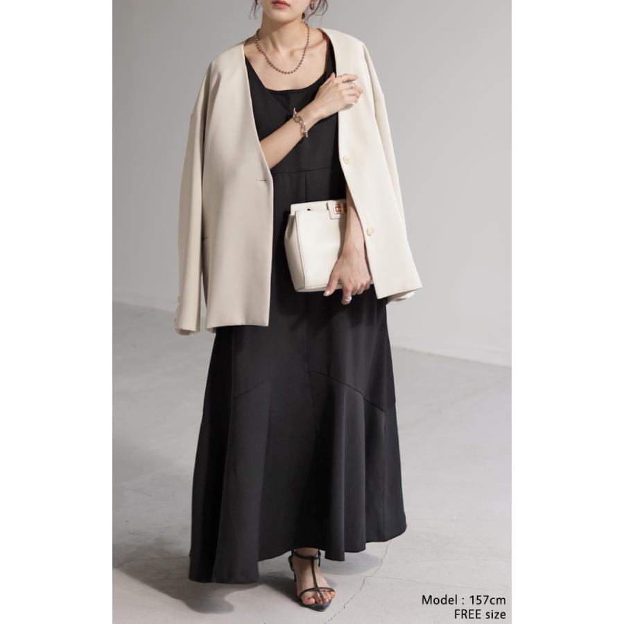 ワンピース マーメイド Aライン ロングワンピース ノースリーブ レディース ロング ロングワンピ マキシ | HUG.U | 09