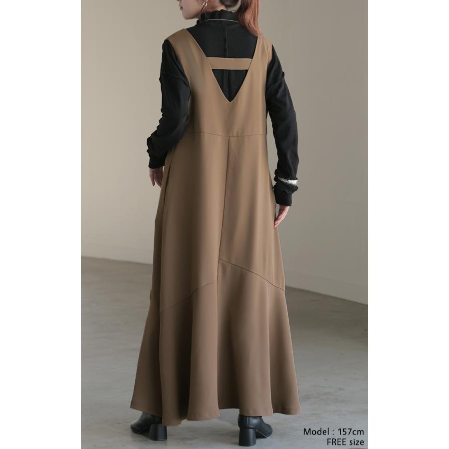 ワンピース マーメイド Aライン ロングワンピース ノースリーブ レディース ロング ロングワンピ マキシ | HUG.U | 10