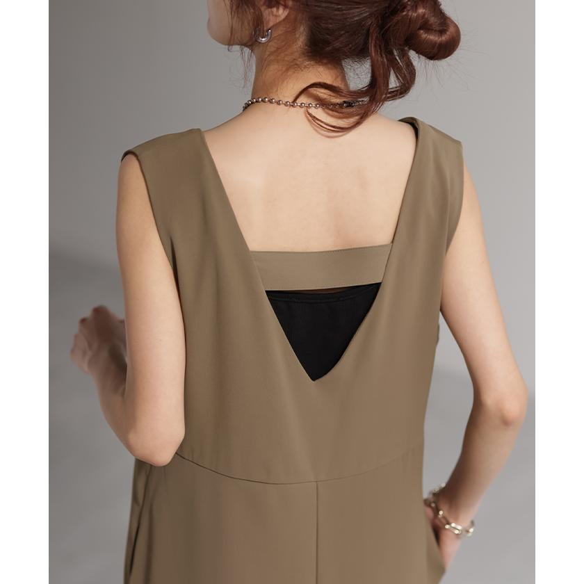 ワンピース マーメイド Aライン ロングワンピース ノースリーブ レディース ロング ロングワンピ マキシ | HUG.U | 10