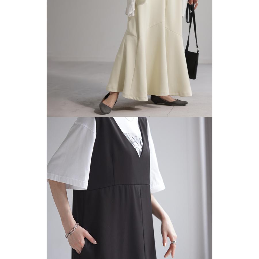 ワンピース マーメイド Aライン ロングワンピース ノースリーブ レディース ロング ロングワンピ マキシ | HUG.U | 11