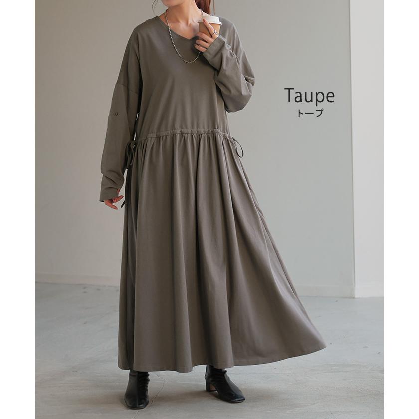 HUG.U（ハグユー） ワンピース ワンピ Aライン ドロスト レディース