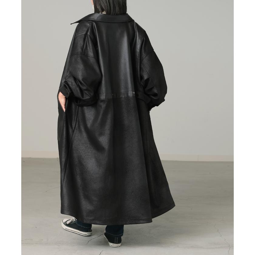 127　新品未使用タグ付き　超軽量　鹿革　リアルレザー　中綿　ロングコート 41eUi+x9NiL._AC_SX385_.jpg